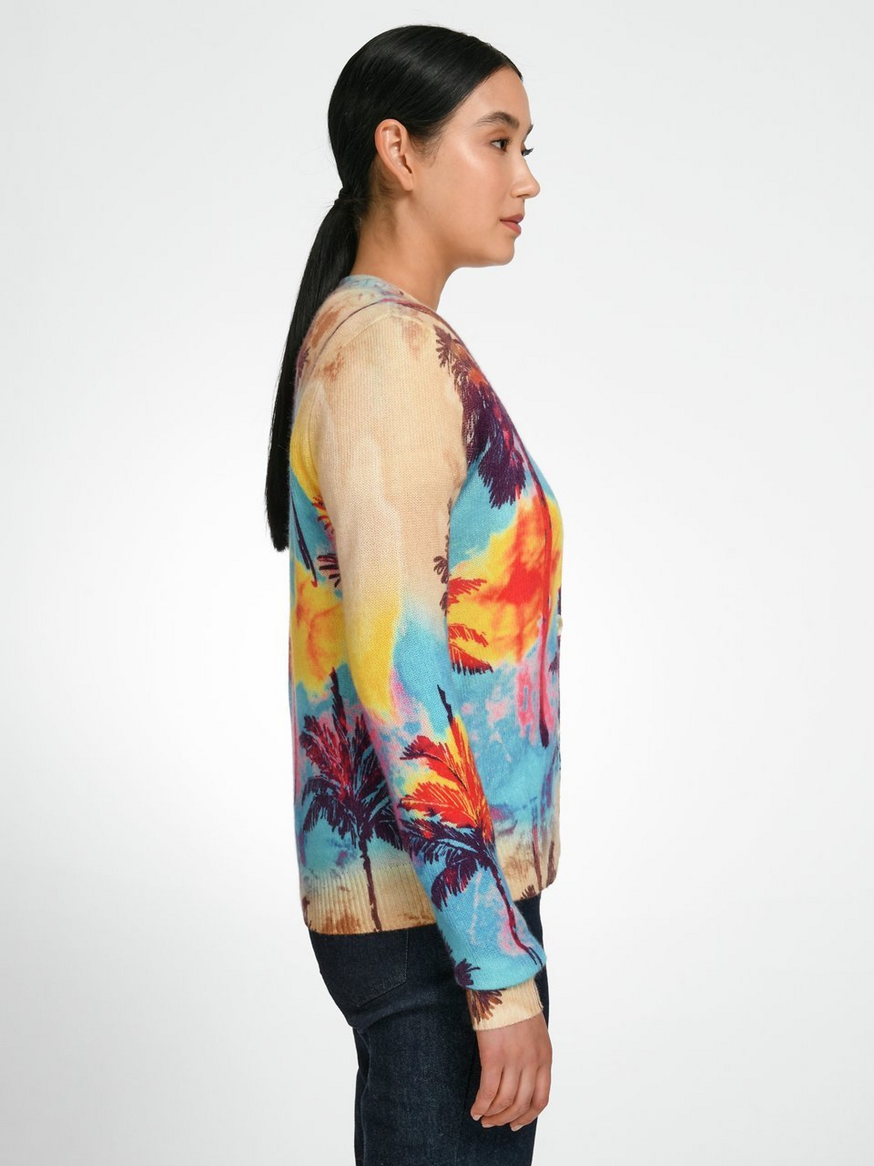 Strickjacke aus 100% Kaschmir