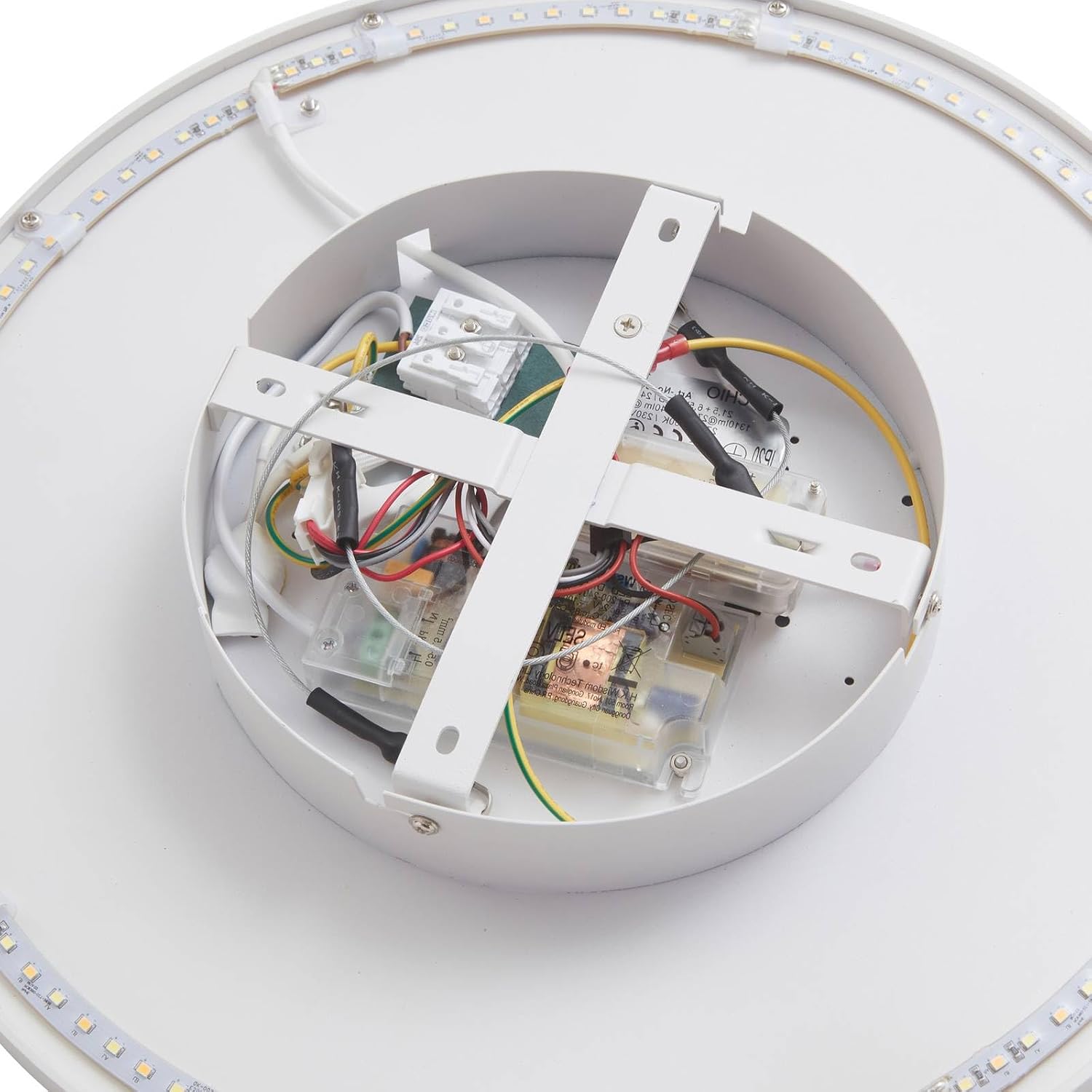 Arcchio LED Deckenleuchte Brenda dimmbar mit Leselampe (Modern) in Weiß, Lampe Deckenlampe Wohnzimmerleuchte