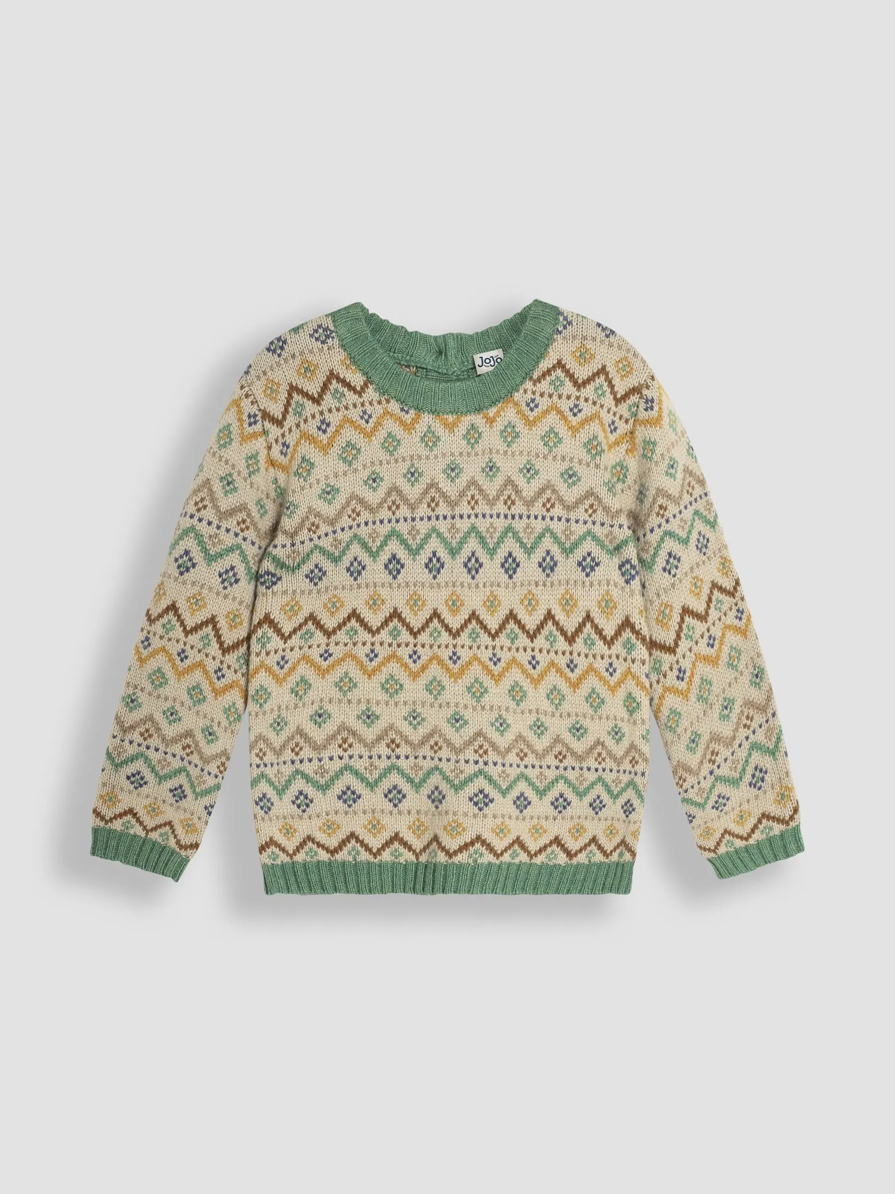JoJo Maman Bébé trui met fairisle-motief