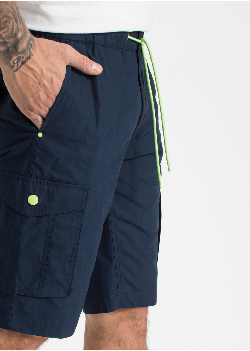 Bermuda cargo paper touch, Regular Fit