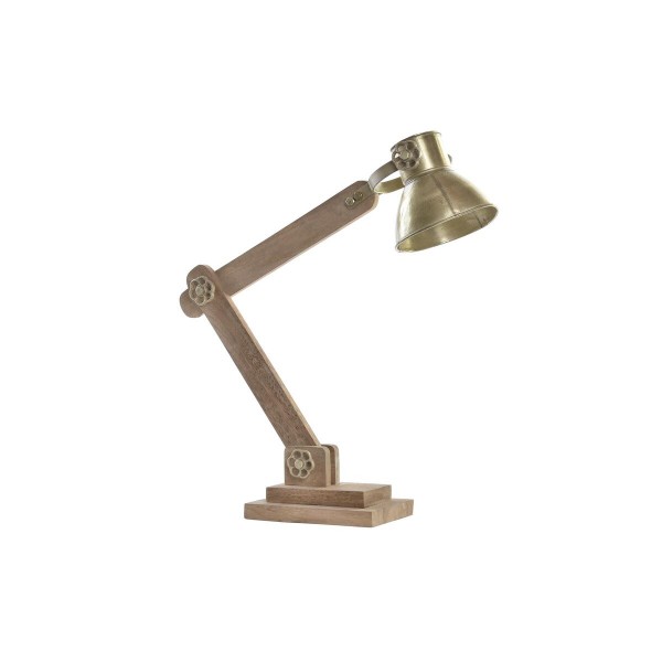 Lampe de bureau doré marron 220 v 50 w (50 x 15 x 65 cm)