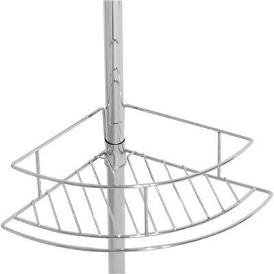 Étagère de douche télescopique inox