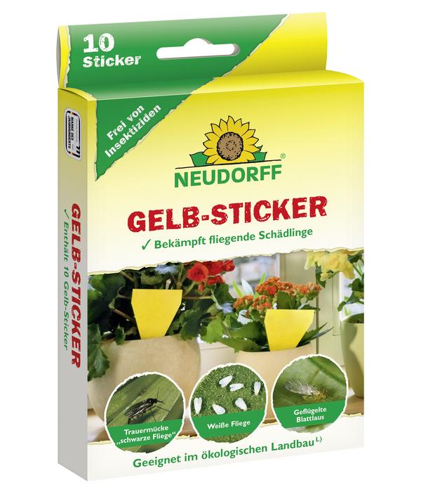 Neudorff Gelb-Sticker zur
