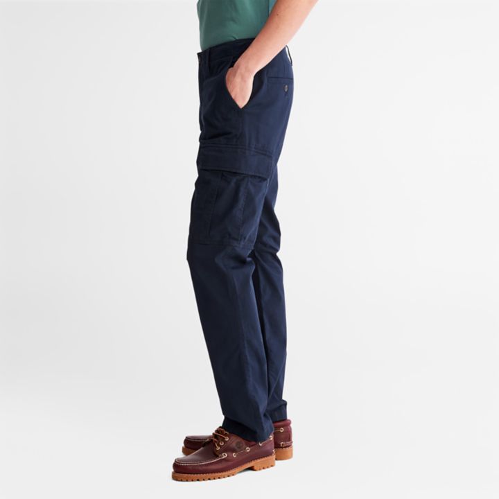 Calças cargo Core Twill para homem na cor azul marinho