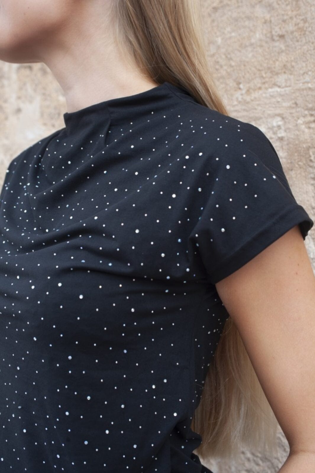 Liberte Alma-Top black simili