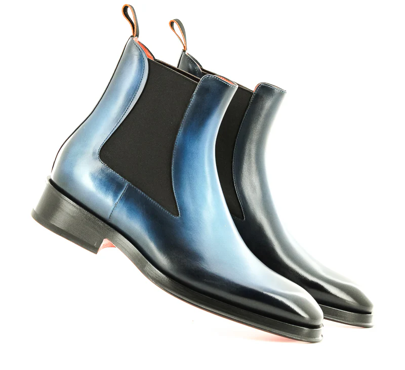 SANTONI - JIMMY 18230 FUL BLEU