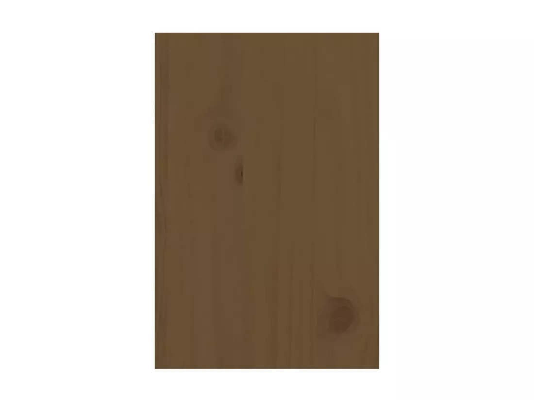 Support de moniteur Marron miel 81x20x30 cm Bois de pin solide