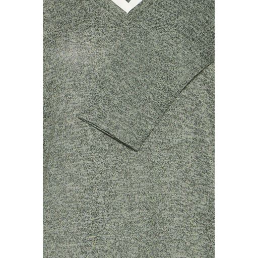 Fransa Rexan Strikbluse, Laurel Wreath Melange, XXL