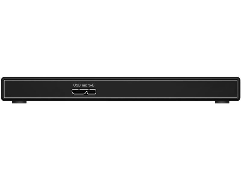 ICY BOX Externes Gehäuse Ultra SLIM SATA Laufwerk IB-AC640- Gehäuse für 1x Ultra Slim SATA Laufwerk mit USB Type-C & Type-A Kombokabel
