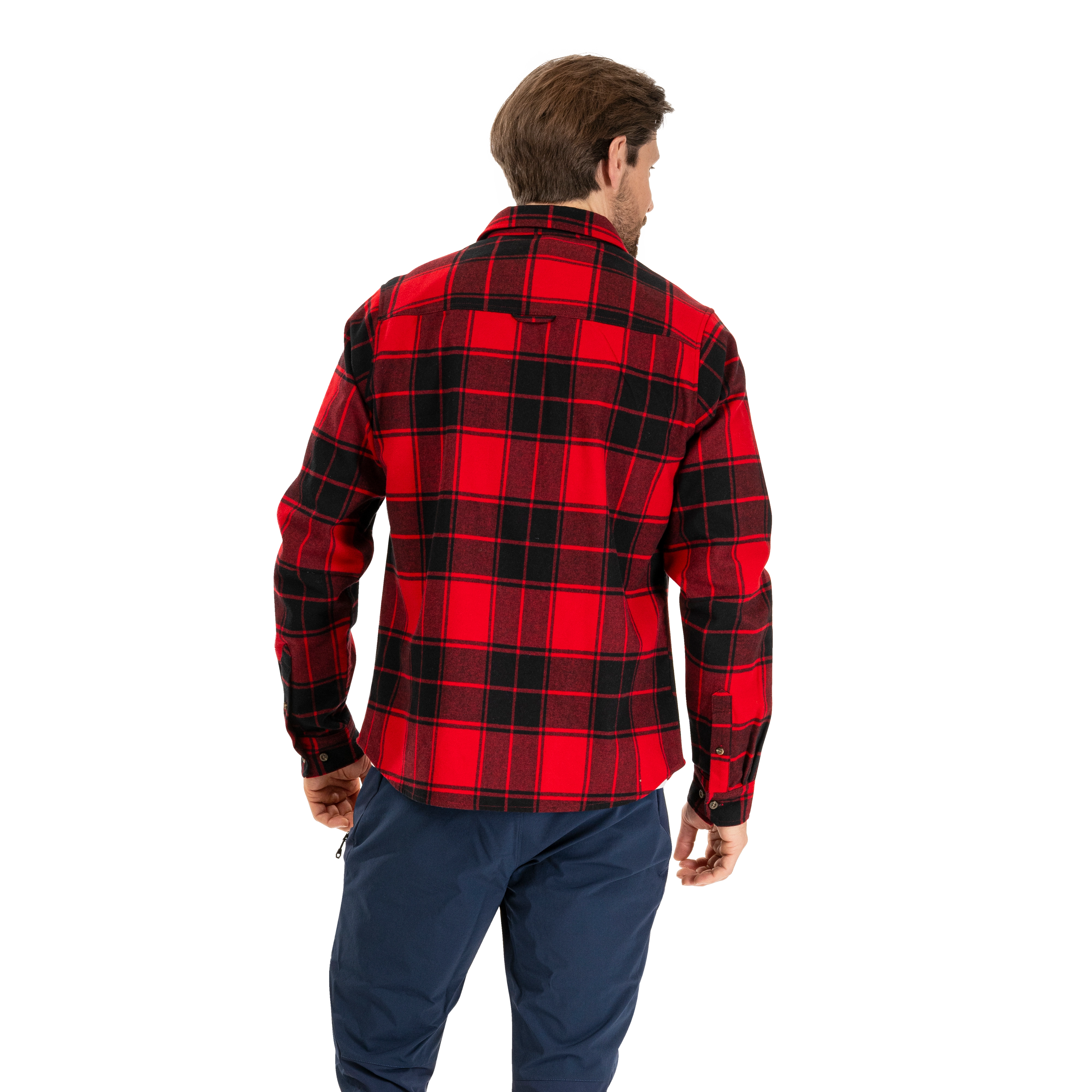 Nordmarka Flannel Shirt Men Red / Black Check