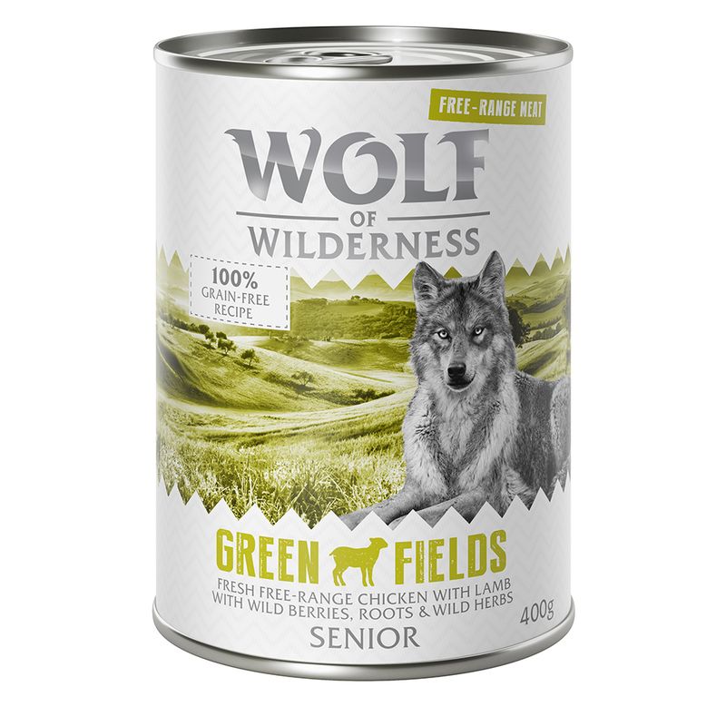 Lot mixte Wolf of Wilderness Senior Free Range