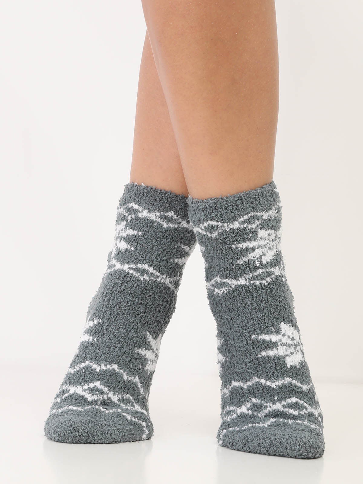 Lot de 3 paires de chaussettes assorties- Gris