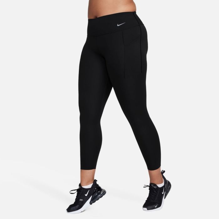 Nike Dame Lange tights Universa Mid-Rise 7/8 Tights Sort