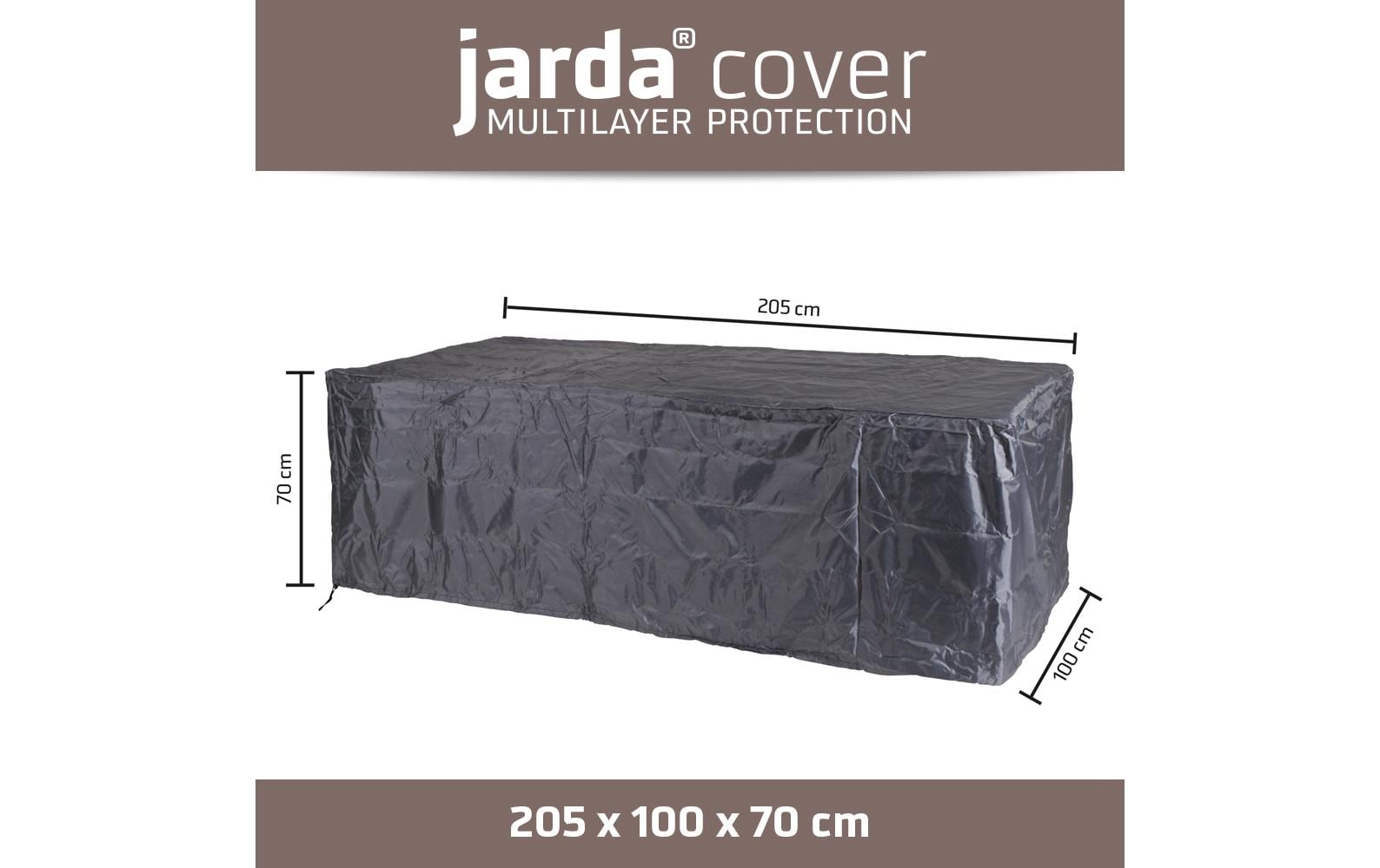 Schutzhülle 205 x 100 x H 70 cm, LoungebankhülleAbdeckhaube mit Aufbewahrungstasche