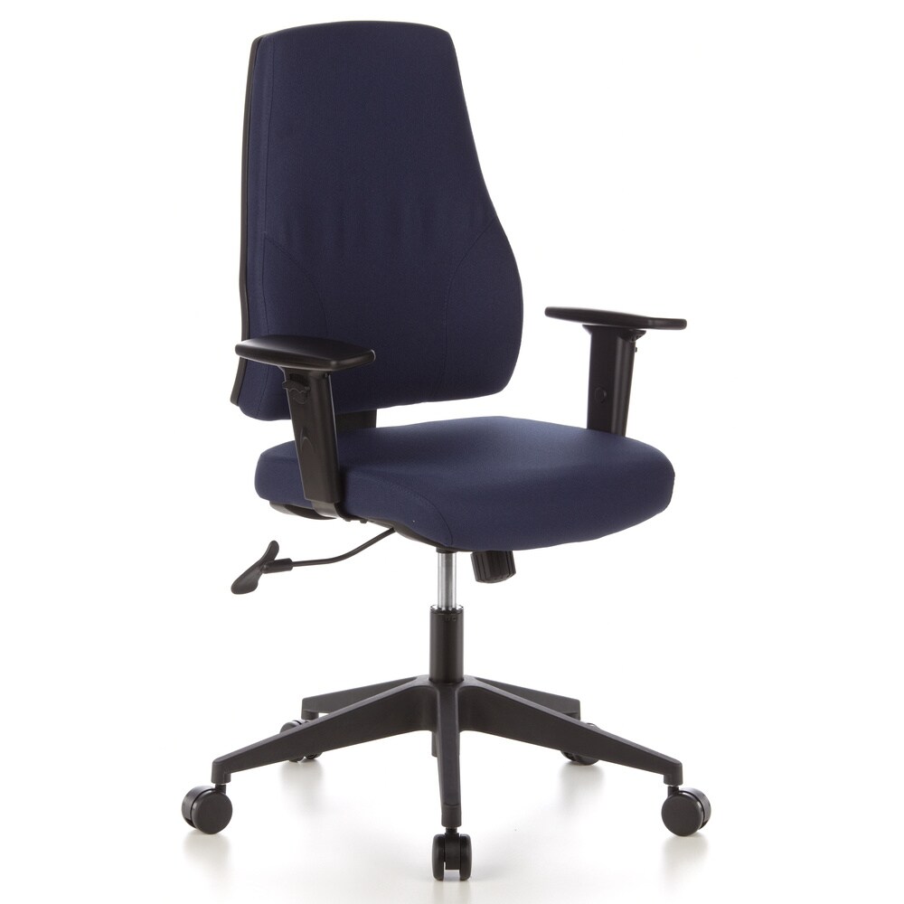 Profi Bürostuhl PRO-TEC 100 Stoff mit Armlehnen (höhenverstellbar) hjh OFFICE