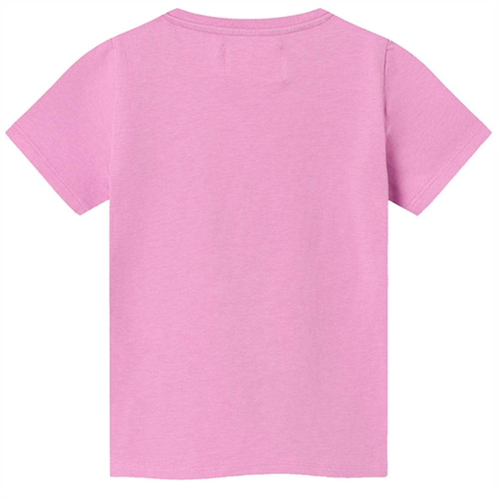 Rosy Lavender Ola Logo T-shirt - Wood Wood