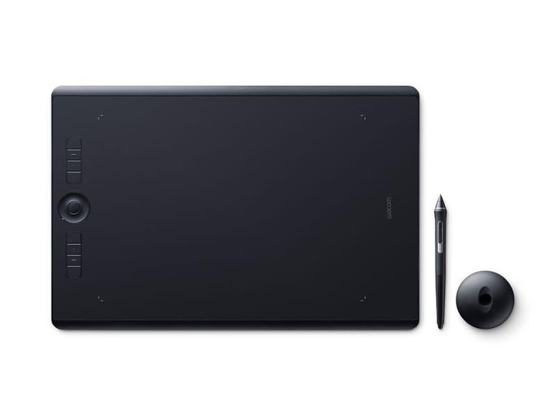 Wacom Stifttablet Intuos Pro M Performantes Grafiktablet, Grösse M, schwarz