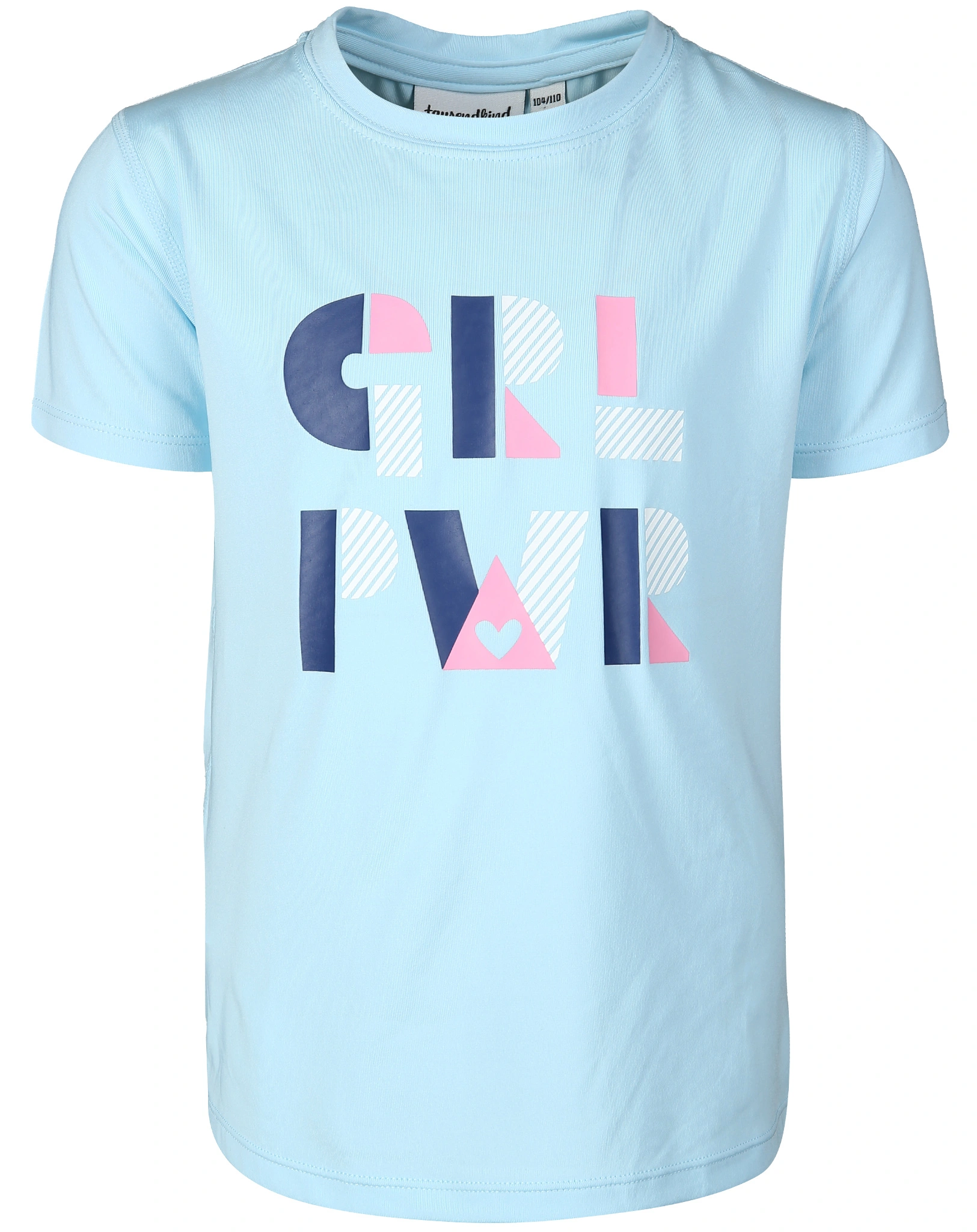 Funktions-Leggings GIRL POWER mit T-Shirt in mittelblau