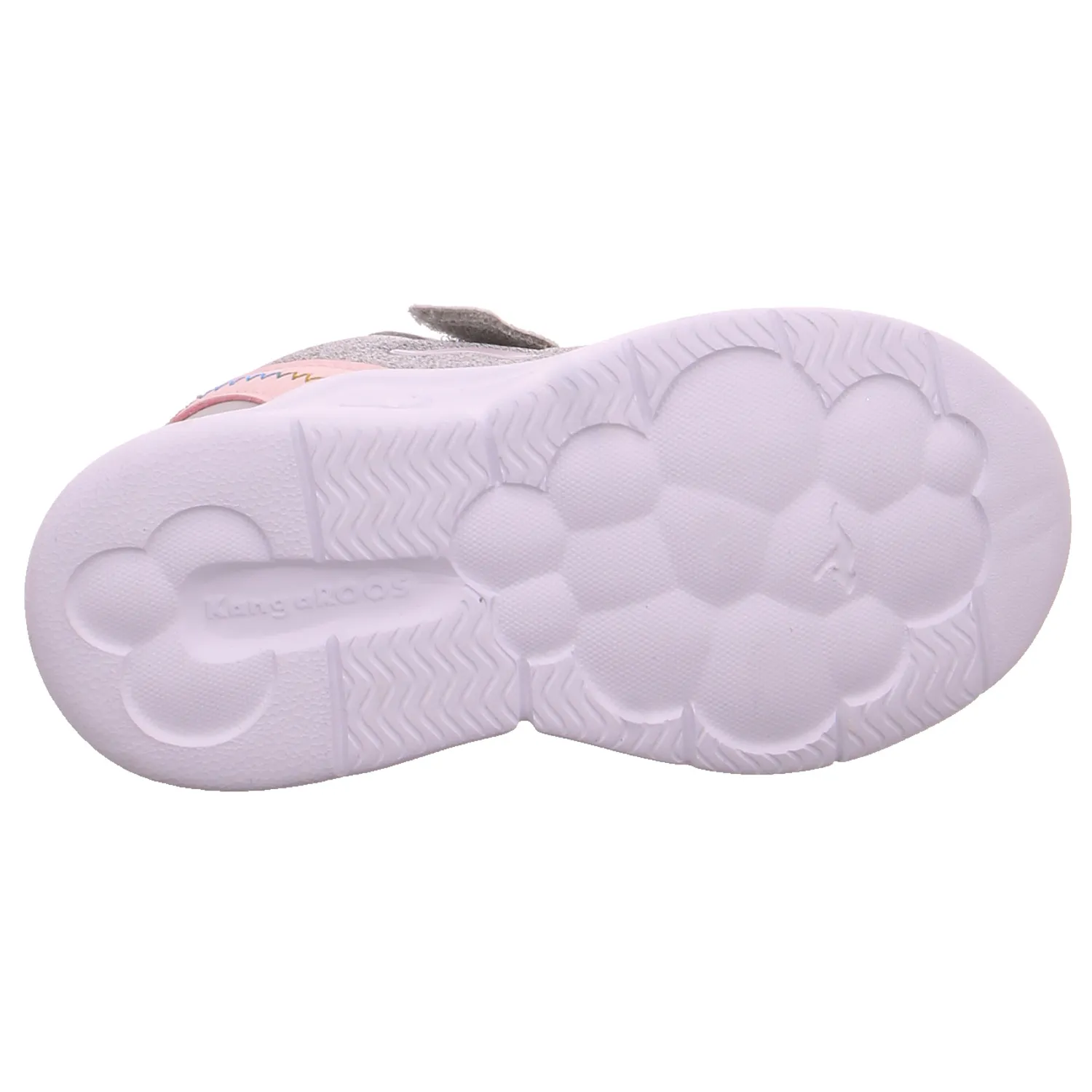 KANGAROOS Baby-Sport-Bottine Silber Textil  Sneaker