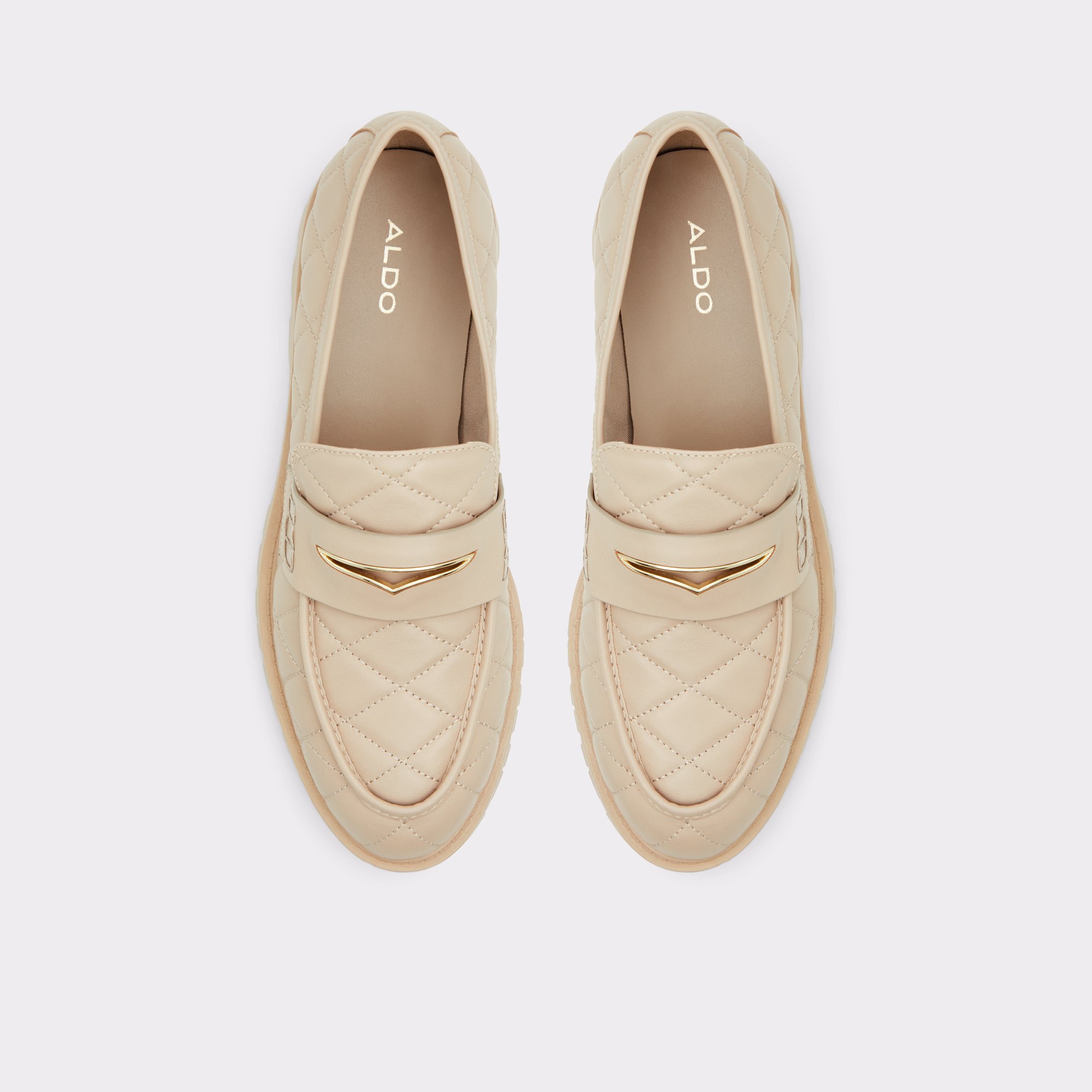 Moxy Light Beige Women Loafers & Oxfords