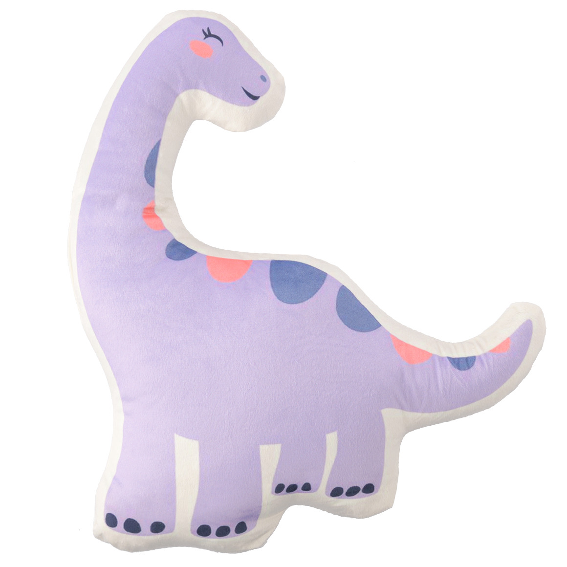 Topolino Figurenkissen Dino mit Füllung lila