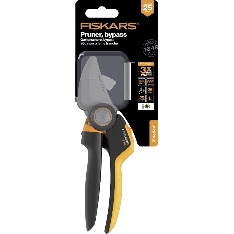 Sécateur à crémaillère à poignée tournante Powergear P961 Fiskars