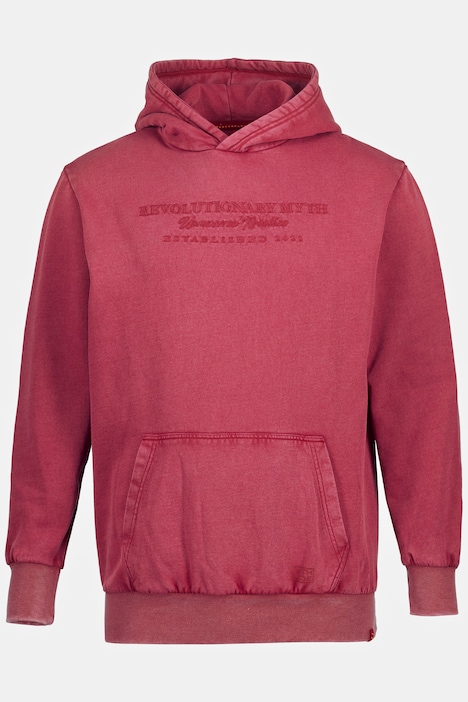 STHUGE Hoodie, Sweater, acid washed, Kapuze, Langarm, bis 8 XL