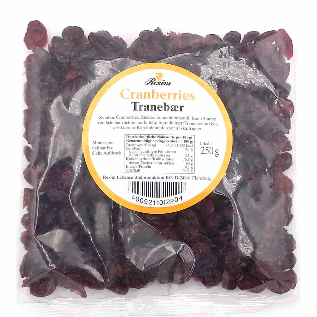 Rexim Cranberries 250g MHD:27.2.25