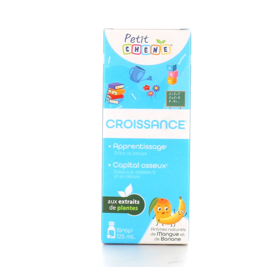 Petit Chêne Croissance sirop - Bacopa, calcium et vitamine D