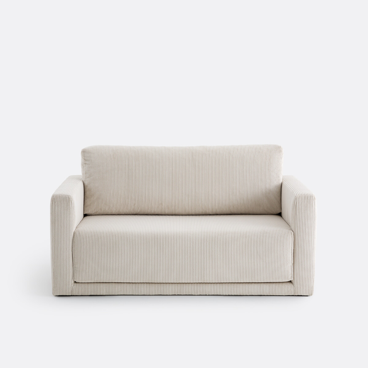 LA REDOUTE INTERIEURS<br>Sofá cama 2 lugares ribfluweel Hani