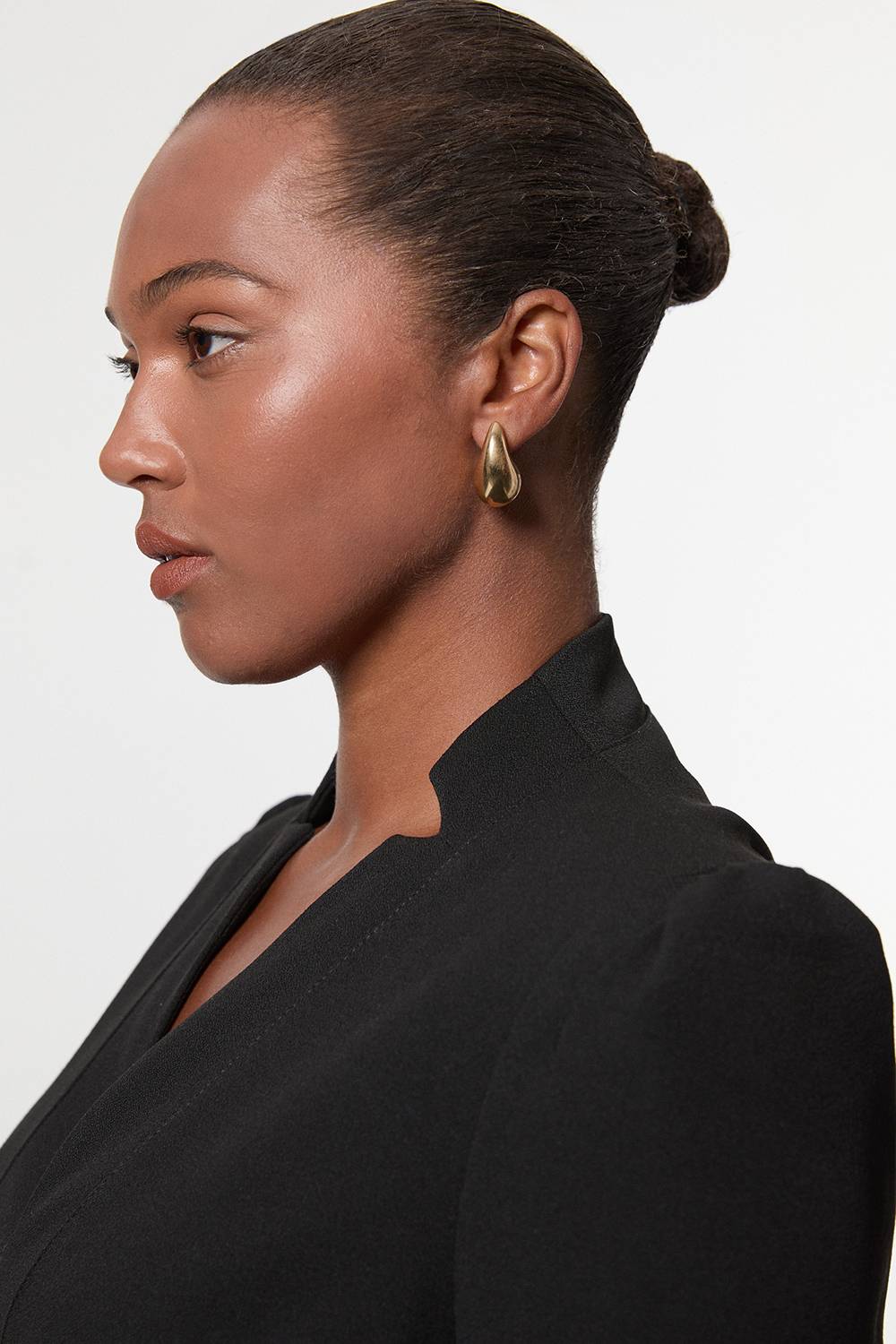 KarenMillen Robe Midi Ceinturée en Crêpe Structuré Grande Taille Forever