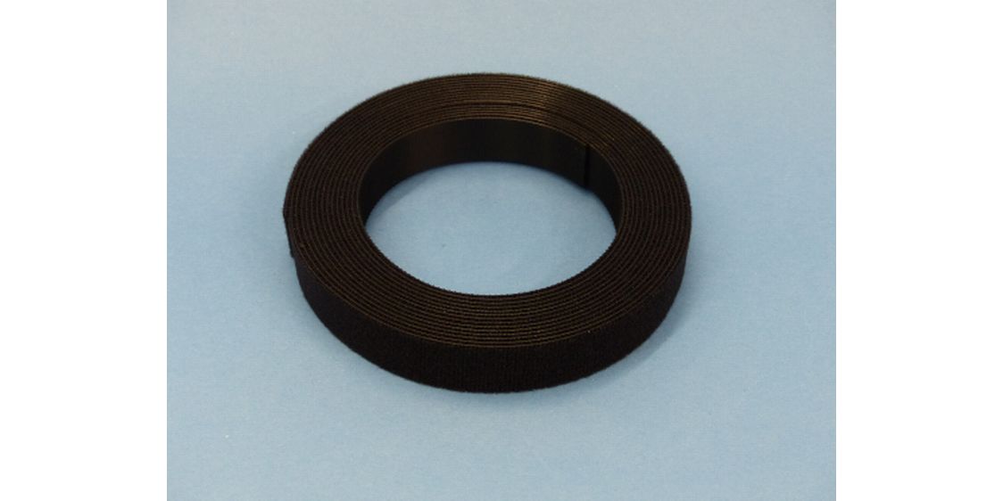 FASTECH Klettband-Rolle ETN Fast-Strap Schwarz 20 mm x 5 m Klett-Kabelbinder, 20 mm x 5 m, Schwarz