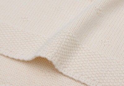 Jollein Strikket Teppe Cozy, Ivory