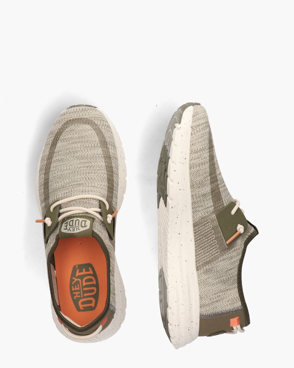Hey Dude Sirocco Sport Groen Heren Veterschoenen