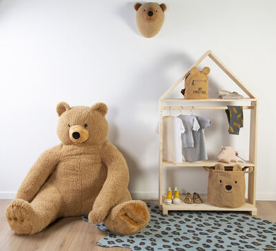 Childhome Oppbevaringskurv Teddy 30x30, Beige
