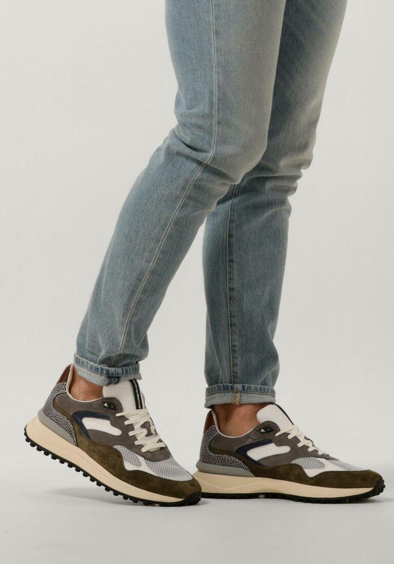 FLORIS VAN BOMMEL groene floris van bommel lage sneakers sfm-10159