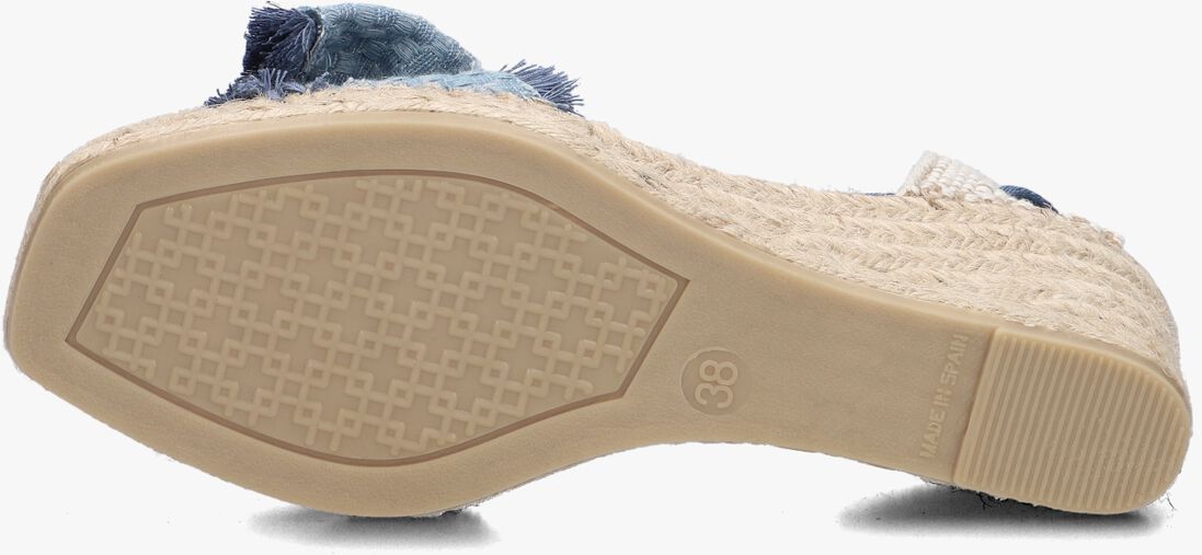 FRED DE LA BRETONIERE blauwe fred de la bretoniere espadrilles eve bow