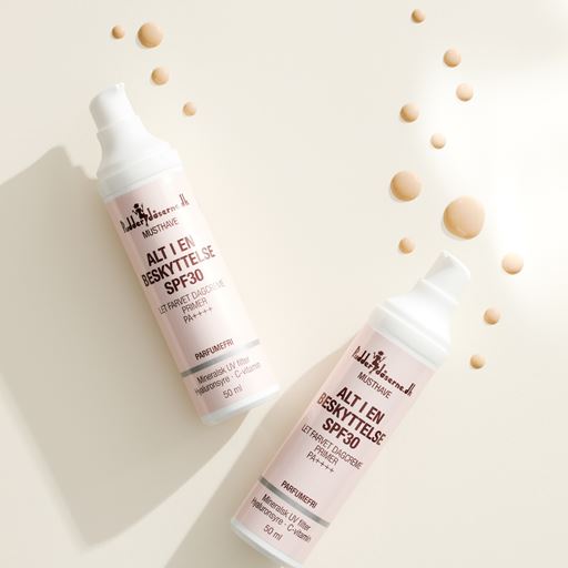 Pudderdåserne Alt I En Beskyttelse Creme, 001, 50 ml