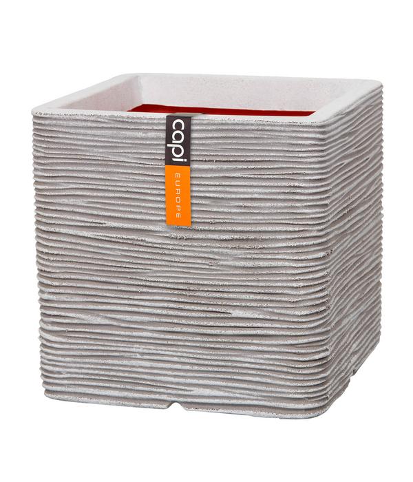 Capi Europe Kunststoff-Topf Rib, quadratisch