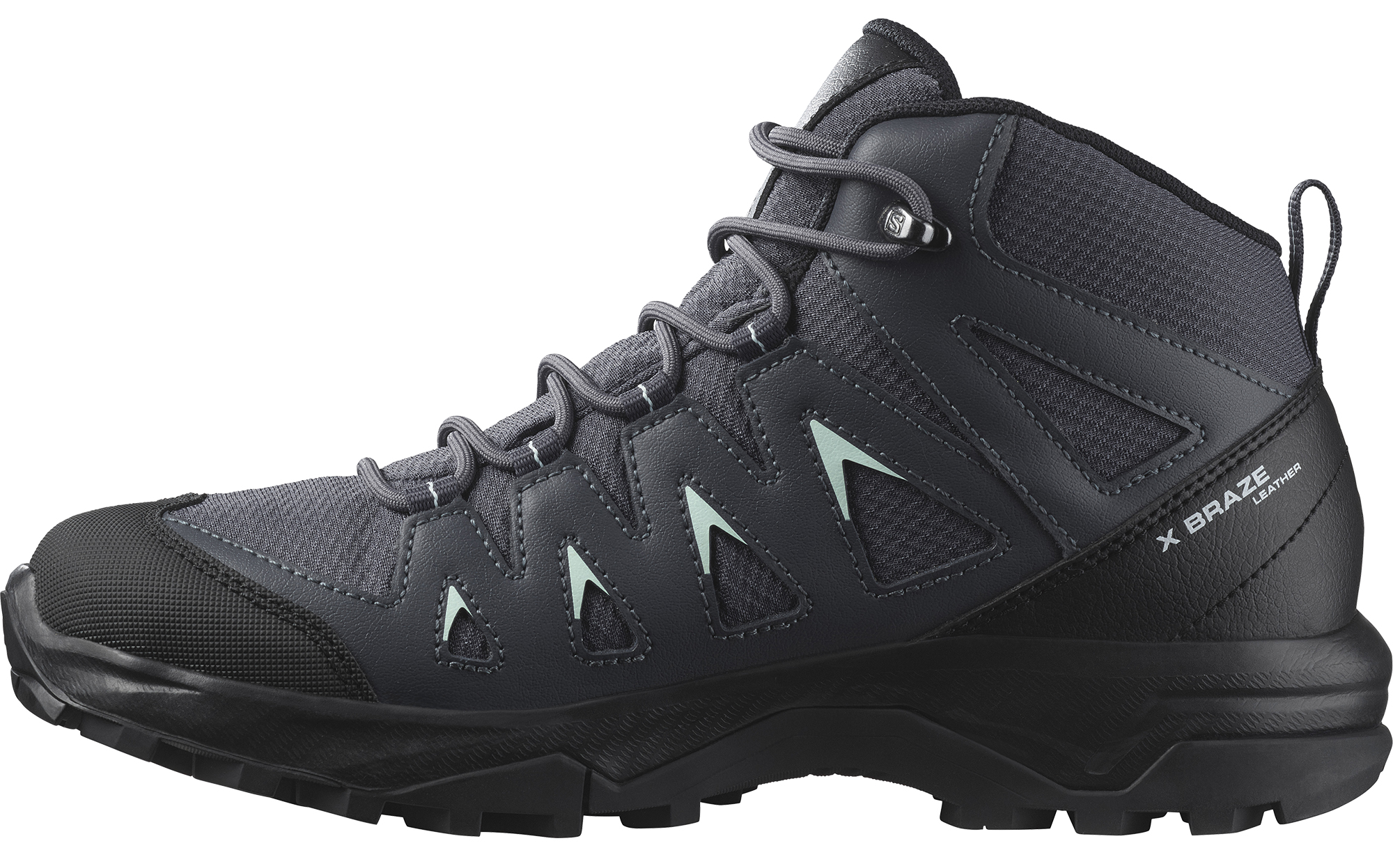 X Braze Mid GTX Dame Ebony/India Ink/Bleached Aqua