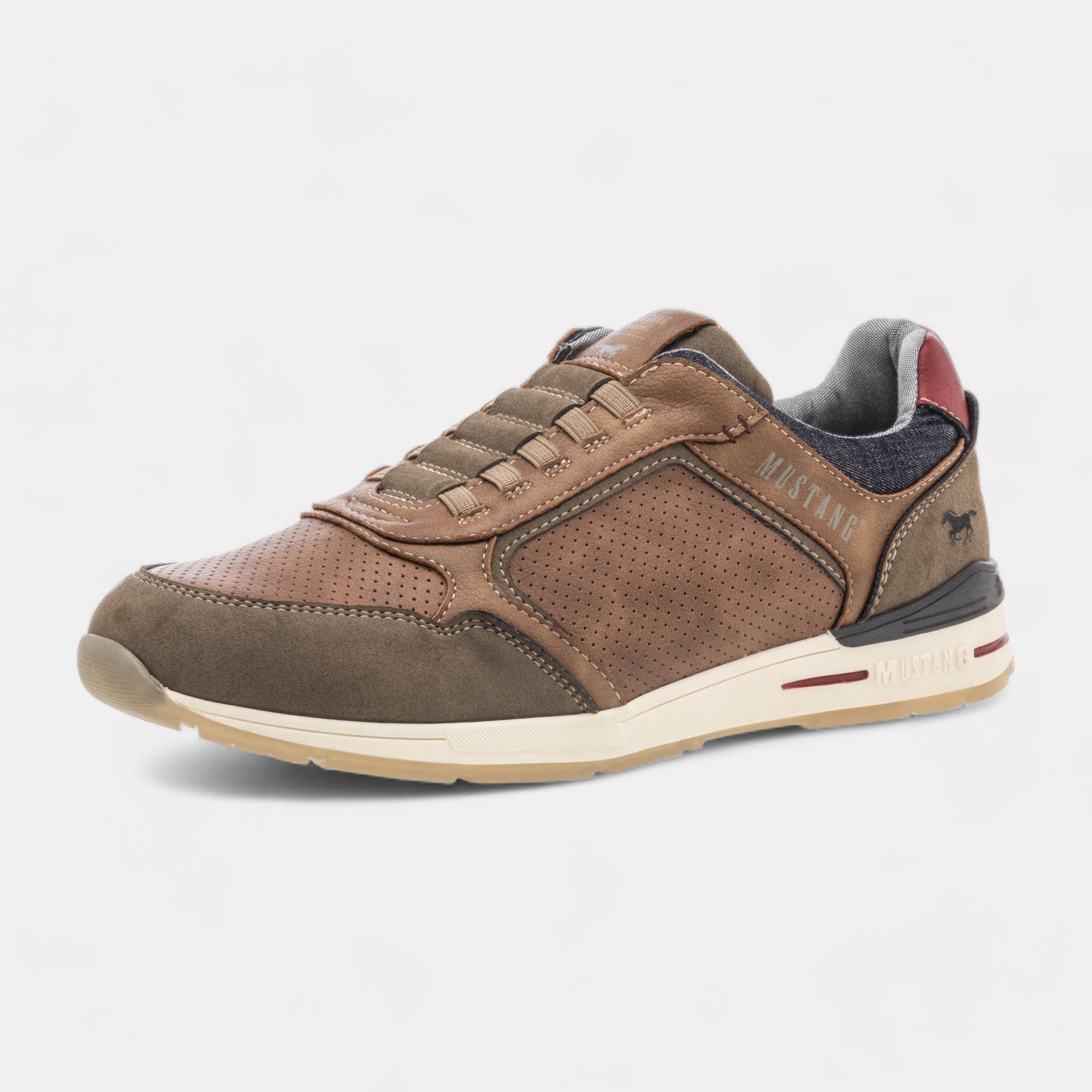 Baskets basses Homme cognac
