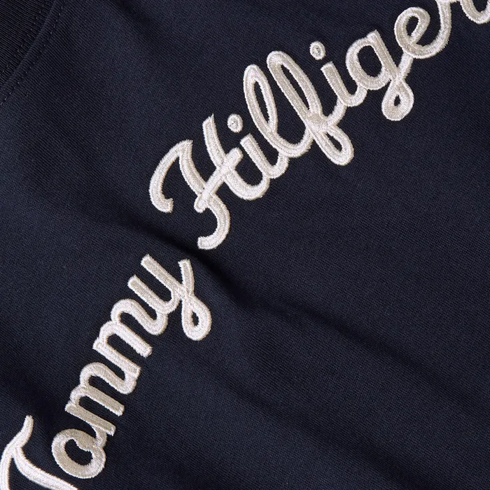 Tommy Hilfiger Regular Script Logo Crew Shirt Dames