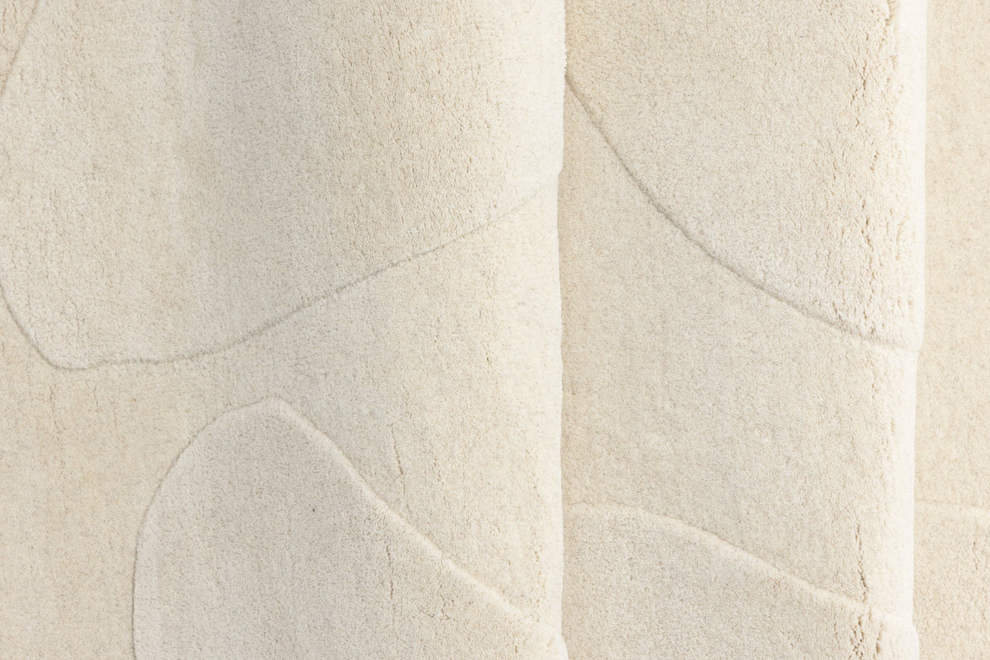Koa Vloerkleed Ovaal 290x175cm - Wit