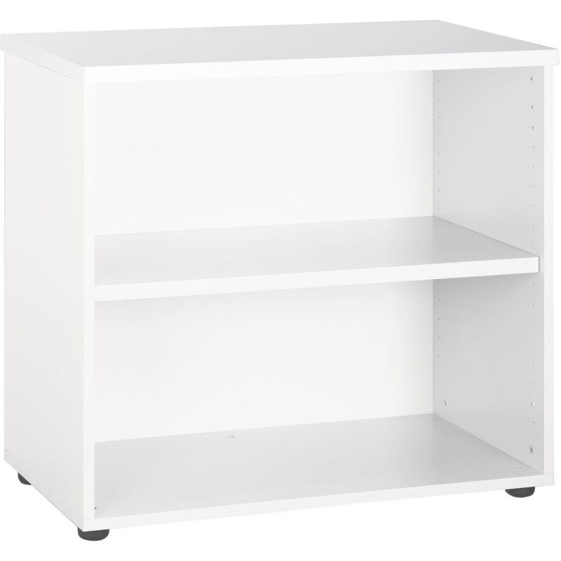 Bibliothèque basse hauteur bureau Eden blanche