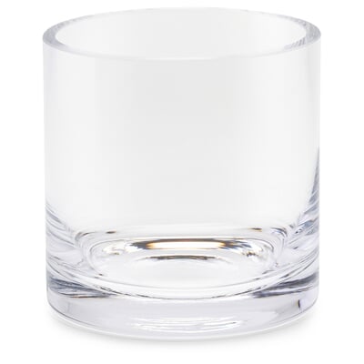 Vase Glas zylinderförmig, Klein