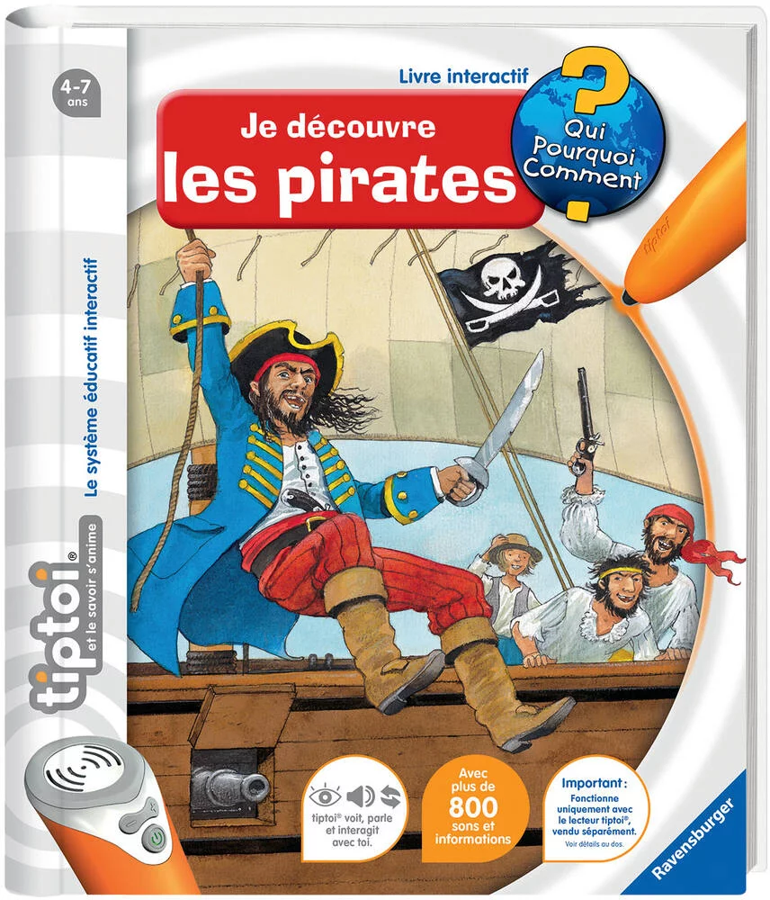 TIPTOI DECOUVRE PIRATES