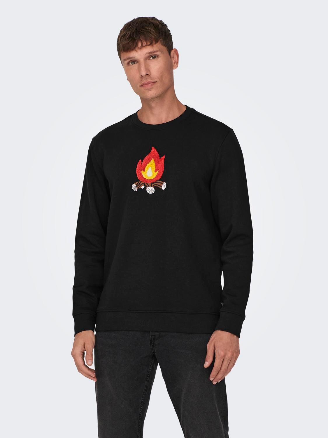 ONSOLIVER Sweatshirt Black