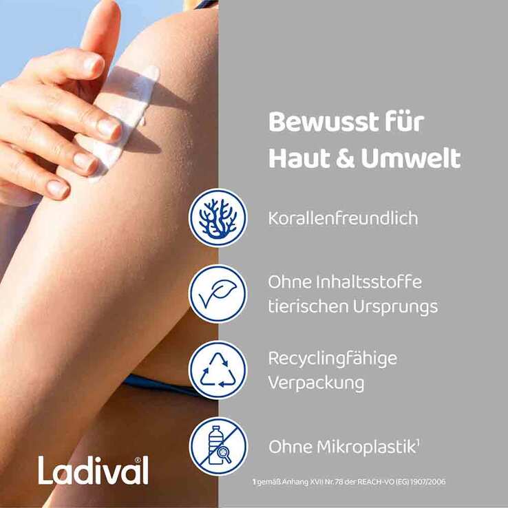 Ladival trockene Haut Sonnenschutz-Spray LSF 50 + , 2x150 ml