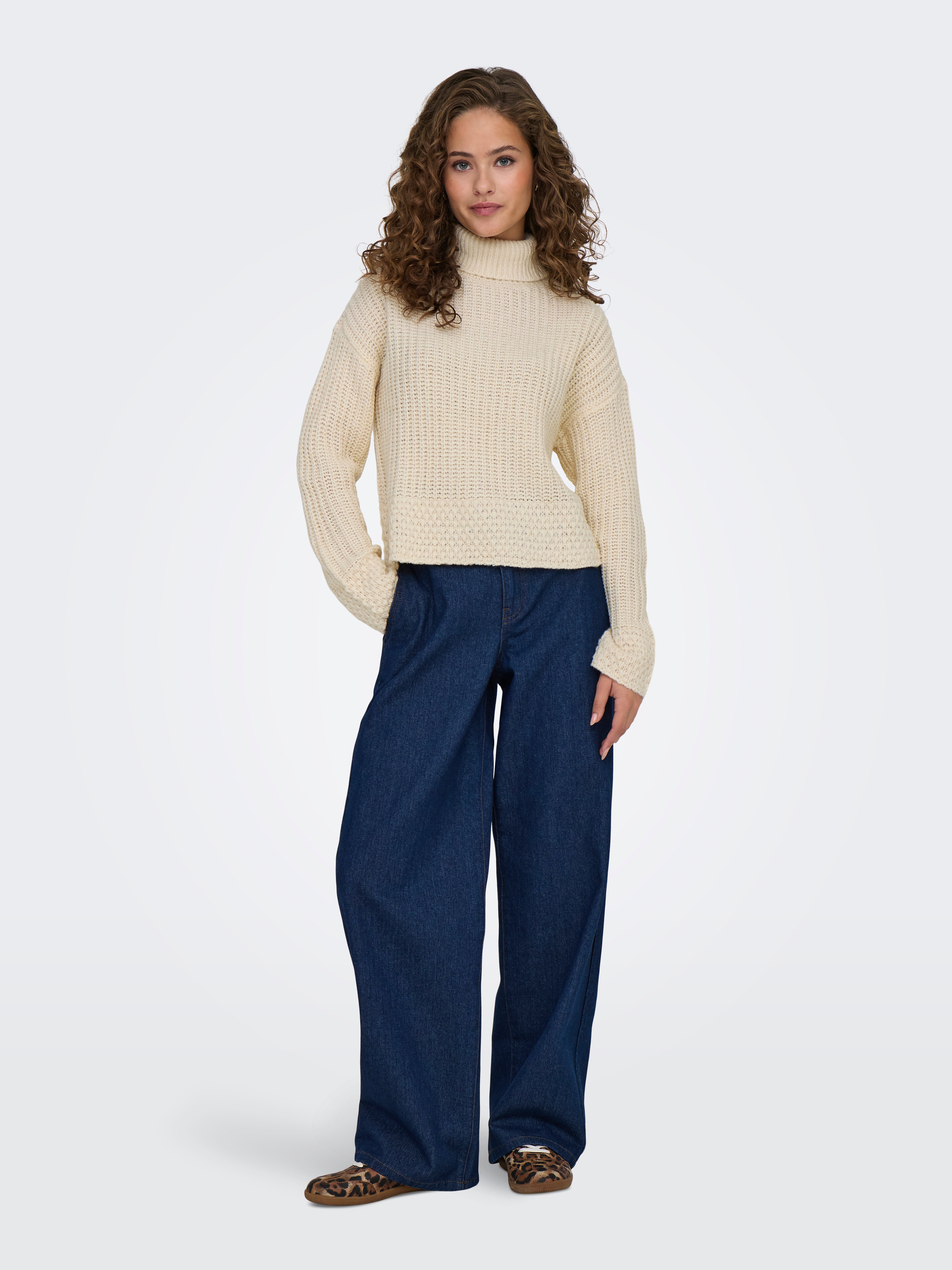 JDYMANILLA Strickpullover Turtledove