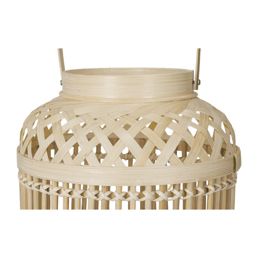 Lyslykt av bambus 25xØ20 cm